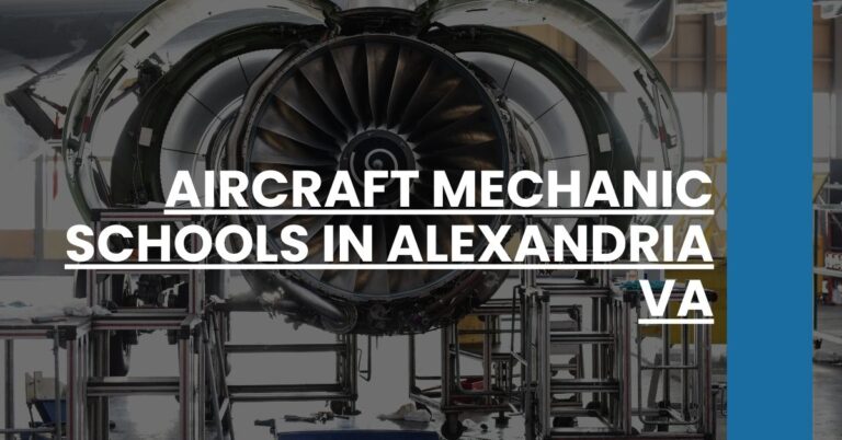 Aircraft Mechanic Schools in Alexandria VA Feature Image