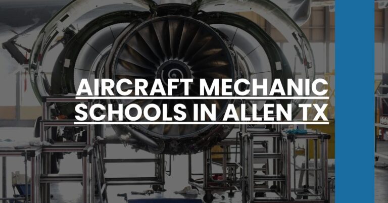 Aircraft Mechanic Schools in Allen TX Feature Image