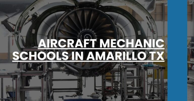 Aircraft Mechanic Schools in Amarillo TX Feature Image