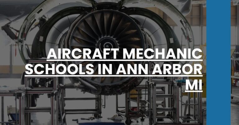 Aircraft Mechanic Schools in Ann Arbor MI Feature Image