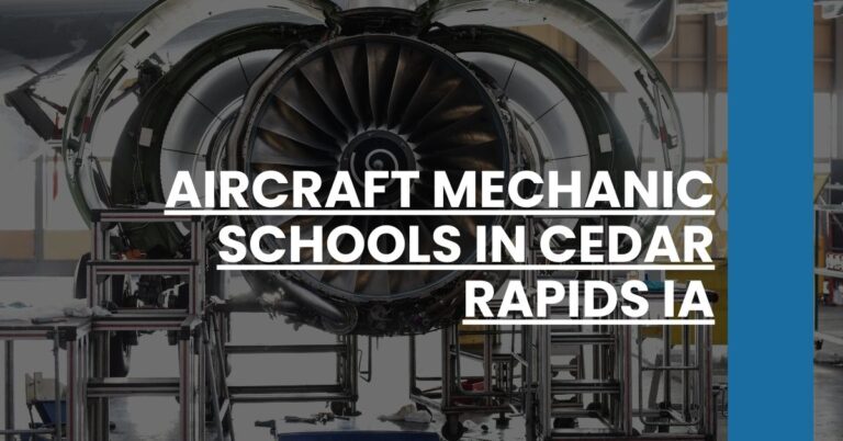 Aircraft Mechanic Schools in Cedar Rapids IA Feature Image