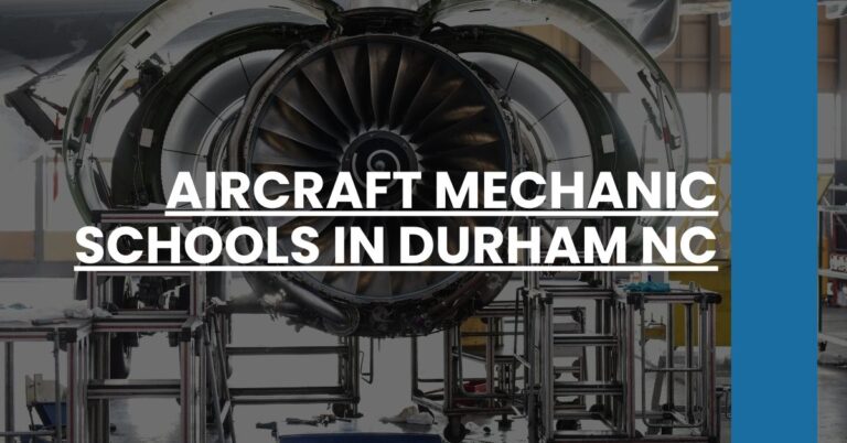 Aircraft Mechanic Schools in Durham NC Feature Image