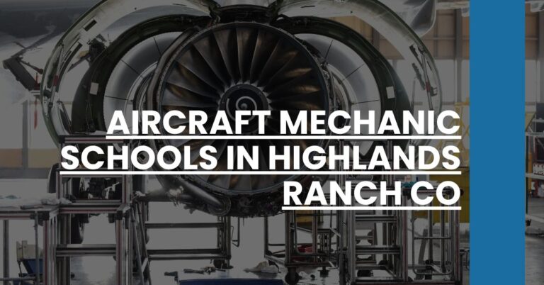 Aircraft Mechanic Schools in Highlands Ranch CO Feature Image