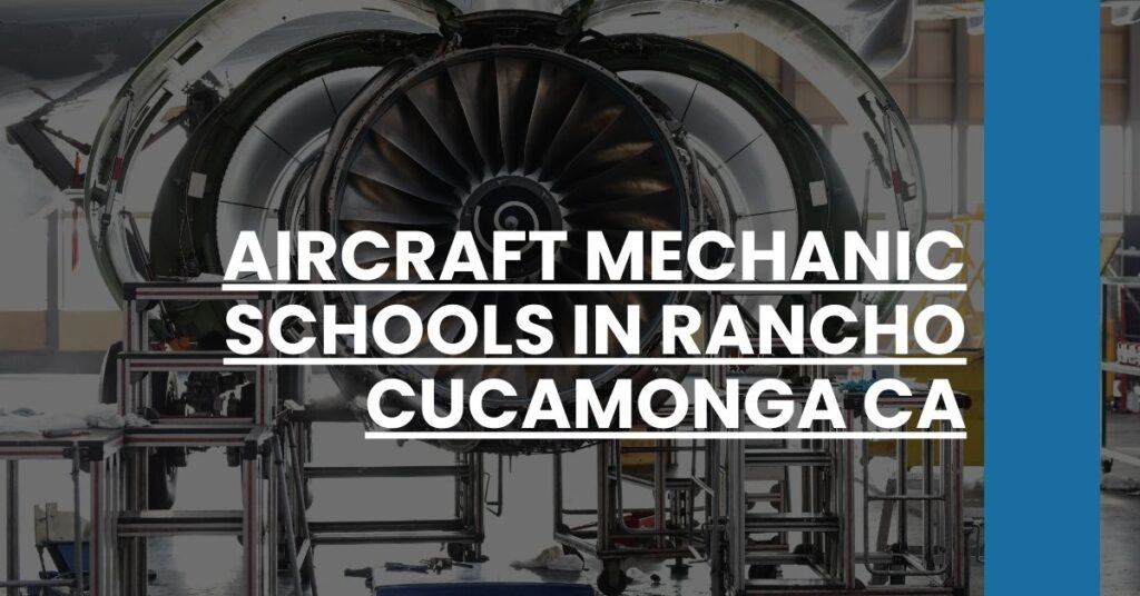 Aircraft Mechanic Schools in Rancho Cucamonga CA Feature Image