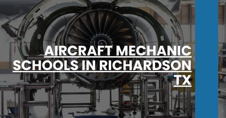 Aircraft Mechanic Schools in Richardson TX Feature Image