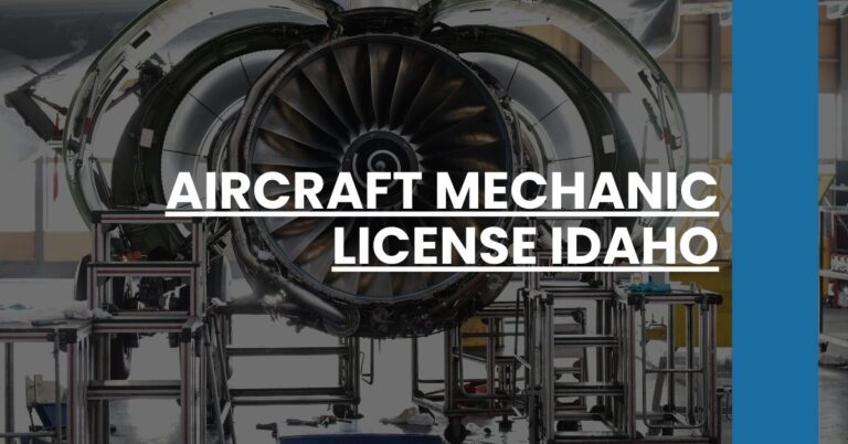 Aircraft Mechanic License Idaho Feature Image