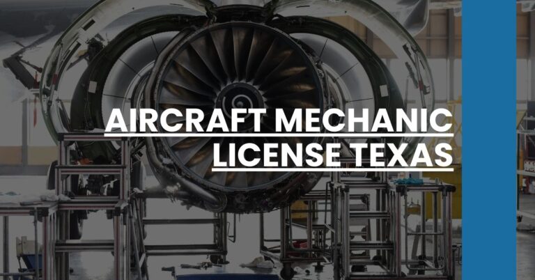 Aircraft Mechanic License Texas Feature Image